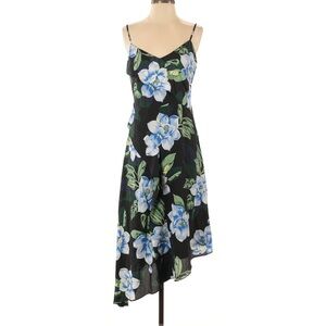 Banana Republic Asymmetrical Floral Cocktail Dress Size 6